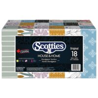Cashmere Bathroom Tissues, Scotties Facial Tissue or Sponge Towel