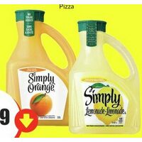 Simply Orange Juice, Simply Lemonade or Gold Peak Iced Tea