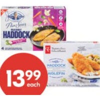 PC Breaded Haddock Fillets, High Liner English Style Battered Haddock or Pan-Sear Selects