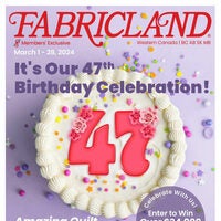 Fabricland - Members Exclusive - 47th Birthday Celebration (West) Flyer
