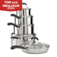 Master Chef 10-Pc Stainless Steel Cookware Set