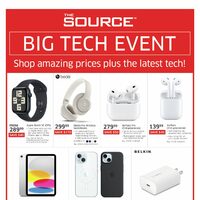 The Source - 2 Weeks of Savings - Big Tech Event Flyer