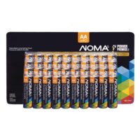 Noma 40/AA or 30/AAA Alkaline Batteries