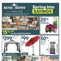 Reno Depot - Weekly Deals - Spring Into Savings Flyer
