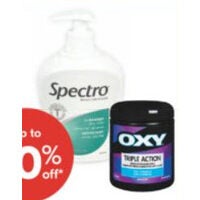 Spectro Cleanser, Oxy Pads or Acne Treatment Products