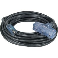 Pro-Point 50 ft 12/3 Triple-Outlet Extension Cord