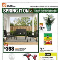 Home Depot - Weekly Deals - Spring It On (Cranbrook, Kamloops, Kelowna, Prince George, Vernon, Westbank - BC) Flyer