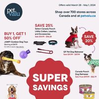 Pet Valu - Super Savings Flyer
