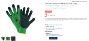 [Reno Depot] John Deere Sandy Foam Nitrile Dip Glove - Large $1.00 (reg. $8.99) Very limited stock in stores