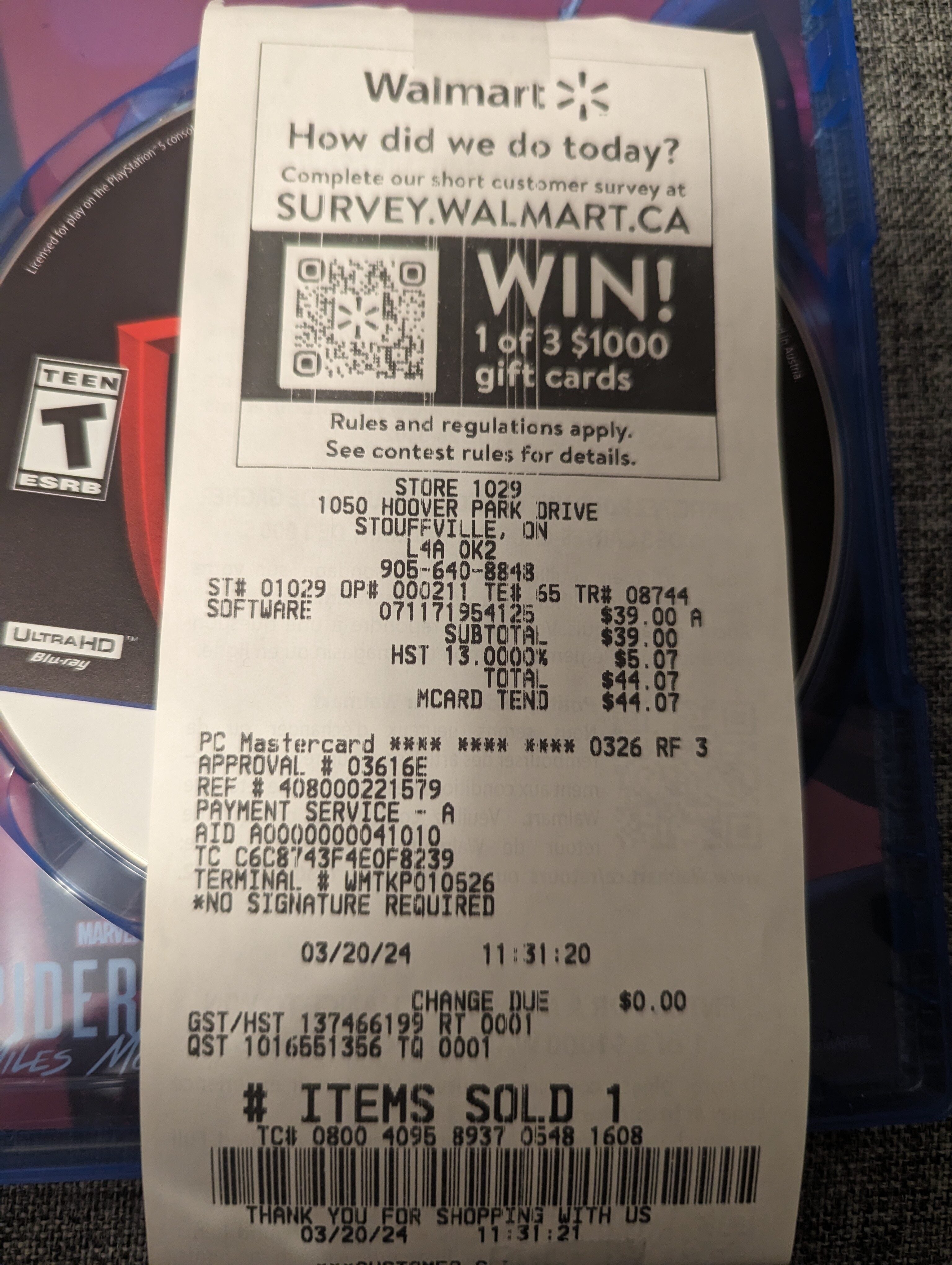 [Walmart] Spiderman Miles Morales + Spiderman Remastered for PS5 - $39