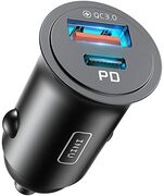 INIU car charger 60W Fast Charging 2-Port [ USB C 30W + USB A 30W] 5A PD USB C - $8.36