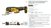 DEWALT 20V Max XR Oscillating Multi-Tool, Variable Speed, Tool Only (DCS356B) - $111 (new low price)