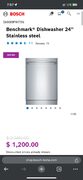 Bosch Benchmark® Dishwasher 24'' Stainless steel SHX89PW75N - $1200 via Perkopolis
