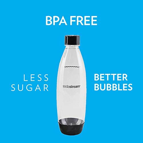 [Amazon.ca] SodaStream 1 L Black Fuse Bottles Twin Pack - $9.98 (50% ...