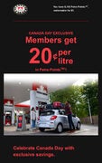 Canada Day - Petro Canada Petro Points bonus Event July 1st upto $10 value