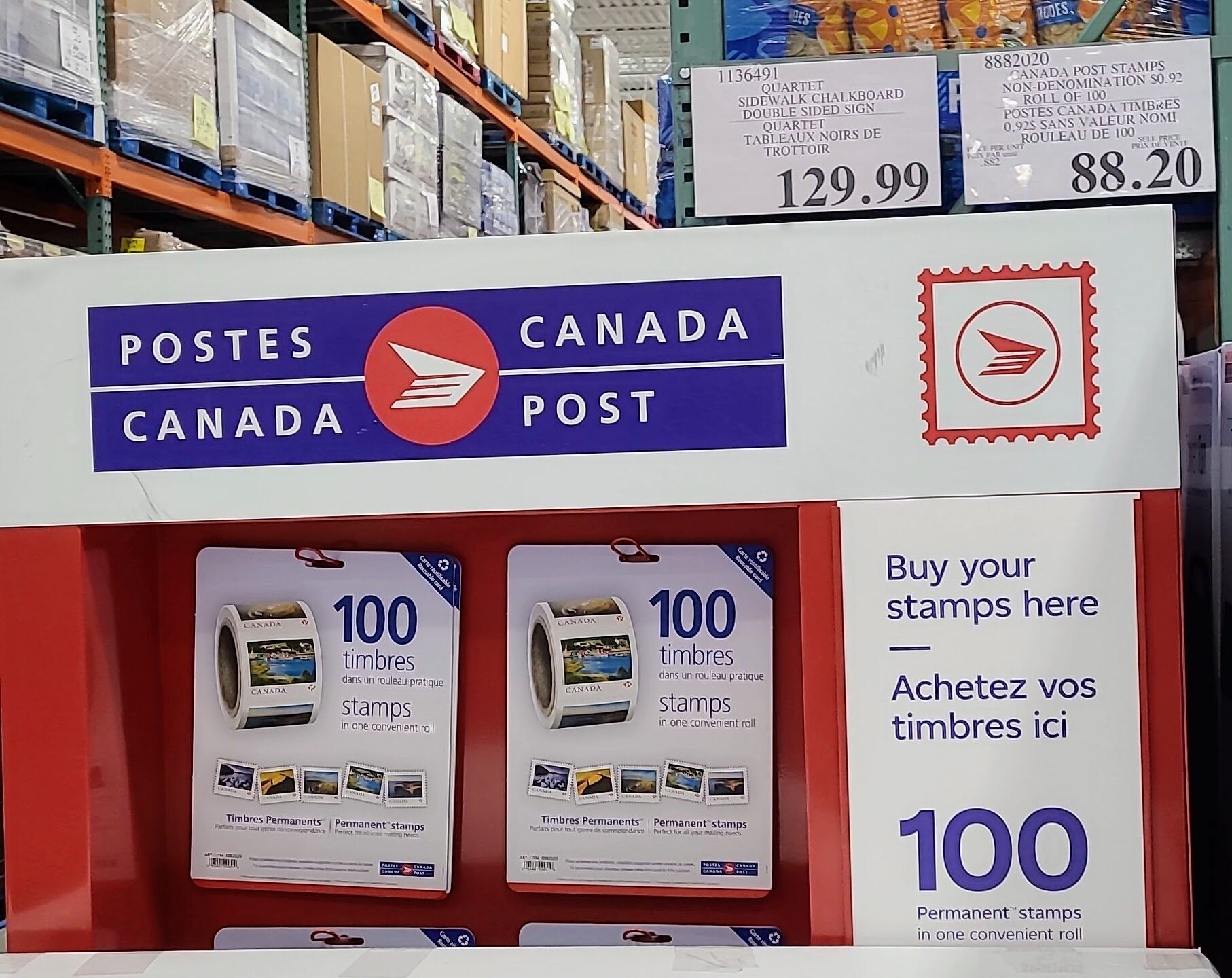 [Costco] 100 postage stamps $88.20 (11% off) YMMV - Page 2