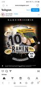 $10 Selected Ramen - 1yr Anniversary