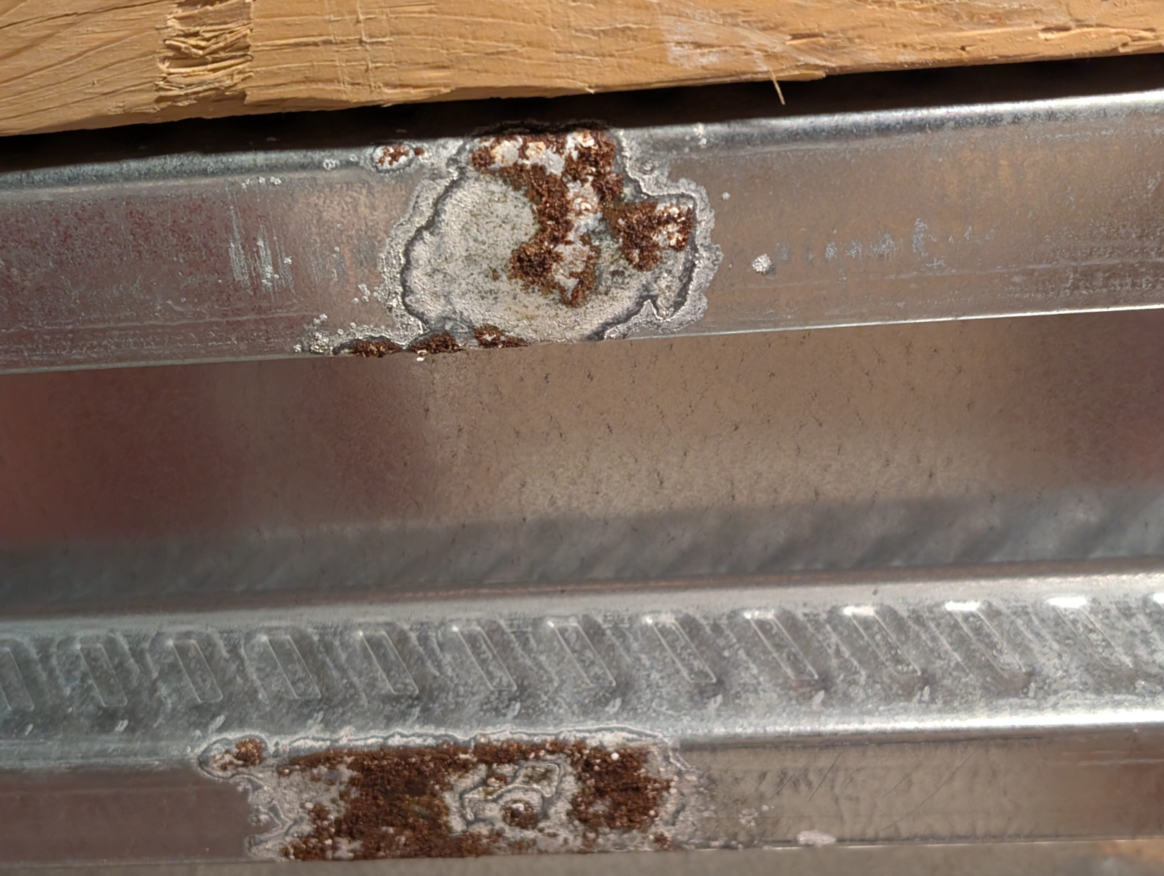 Ceiling Foundation Rust Rust on the ceiling of cold room - RedFlagDeals.com Forums