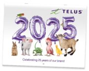 Telus 2025 Calender free (Need Telus account)