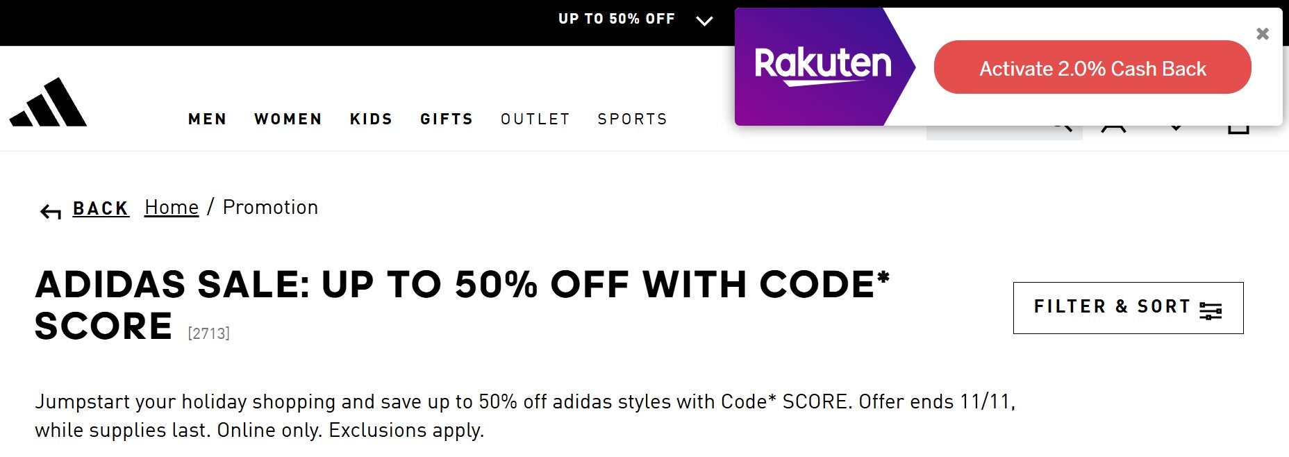 adidas up to 50 off on sport style RedFlagDeals Forums