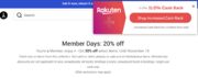 Early Deals: Member Days, 20% off select items, with your exclusive code & 5% membership discount