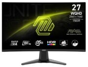 MSI MAG 27" QHD Curved Rapid VA Monitor, 180 Hz, .5ms @ $179.99