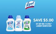 WebSaver Canada Coupons: Save $5 On Lysol Laundry Disinfectant