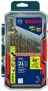 Bosch 21 pc. Cobalt M42 Drill Bit Set $49.95 ATL