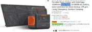 Jackery 880Pro Solar Generator, 880Wh + 100W Solar Panel (Amazon business account only) $357+tax