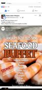 Port Robinson, ON - Jan 24. $35 AYCE Seafood buffet @ Ovation Ballroom