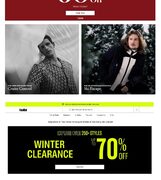 Sale up to 60% off Select Styles + Save up to 70% Off Winter Clearance