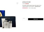 Georgio Armani Acqua Di Gio 100ml Gift Set ~$45 with coupon code