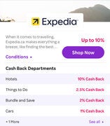 [Rakuten] 10% Cashback on Hotels at Expedia