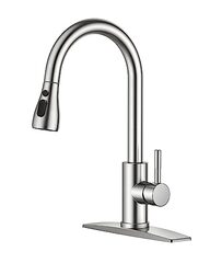 47% Off FORIOUS Kitchen Faucet with Pull Down Sprayer, Brushed Nickel ($57.94)