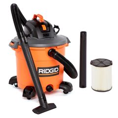 RIDGID NXT 60L (16 Gal.) 5.0 Peak HP Wet/Dry Shop Vacuum with Filter, Hose and Accessories $99.00