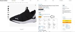 PUMA Womens Prowl Slip on Cross Trainer Sneaker Cross Trainer $41 with coupon (Prime Only)