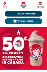 Wendy’s frosty for 50 cents