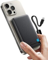 INIU Portable Charger, Ultra Slim Qi2 Certified 10000mAh 45W Magnetic Power Bank $32.39