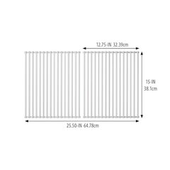 Broil King Stainless Steel Cooking Grids for Gas BBQ - 18652 - 60 dollars