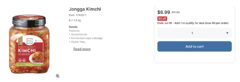Price Error - 6 x 1.5 kg kimchi discounted at Costco