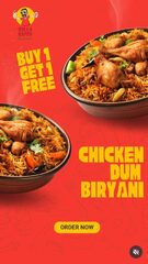 BOGO Free Chicken Dum Biryani @ 104-15300 68 Ave, Surrey BC