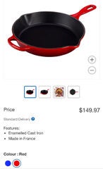 Le Creuset Deep Round Skillet (26 cm) on clearance