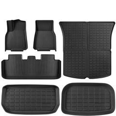 SUPER LINER All-Weather Floor Mats & Cargo Liners for Tesla Model Y 5-Seat 2021-2025 2026