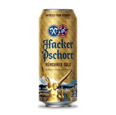 Ontario HACKER-PSCHORR MUNICH GOLD LAGER 1 X Can 500 ml 5.5 % alcohol imported from Germany $2.56 all in