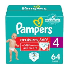 Pampers Cruisers 360 Diapers, Super Pack, 78CT + HuggFit 360° (26 count) $10.97