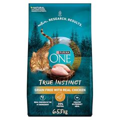Purina ONE True Instinct Grain Free Dry Cat Food, High Protein Chicken - 6.53 kg Bag: $34.19 (-22%)