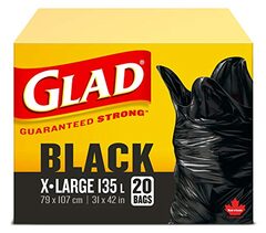 Glad XL Garbage Bags (20) - $9.98