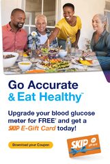 FREE Glucose meter AND $15 SkipTheDishes giftcard