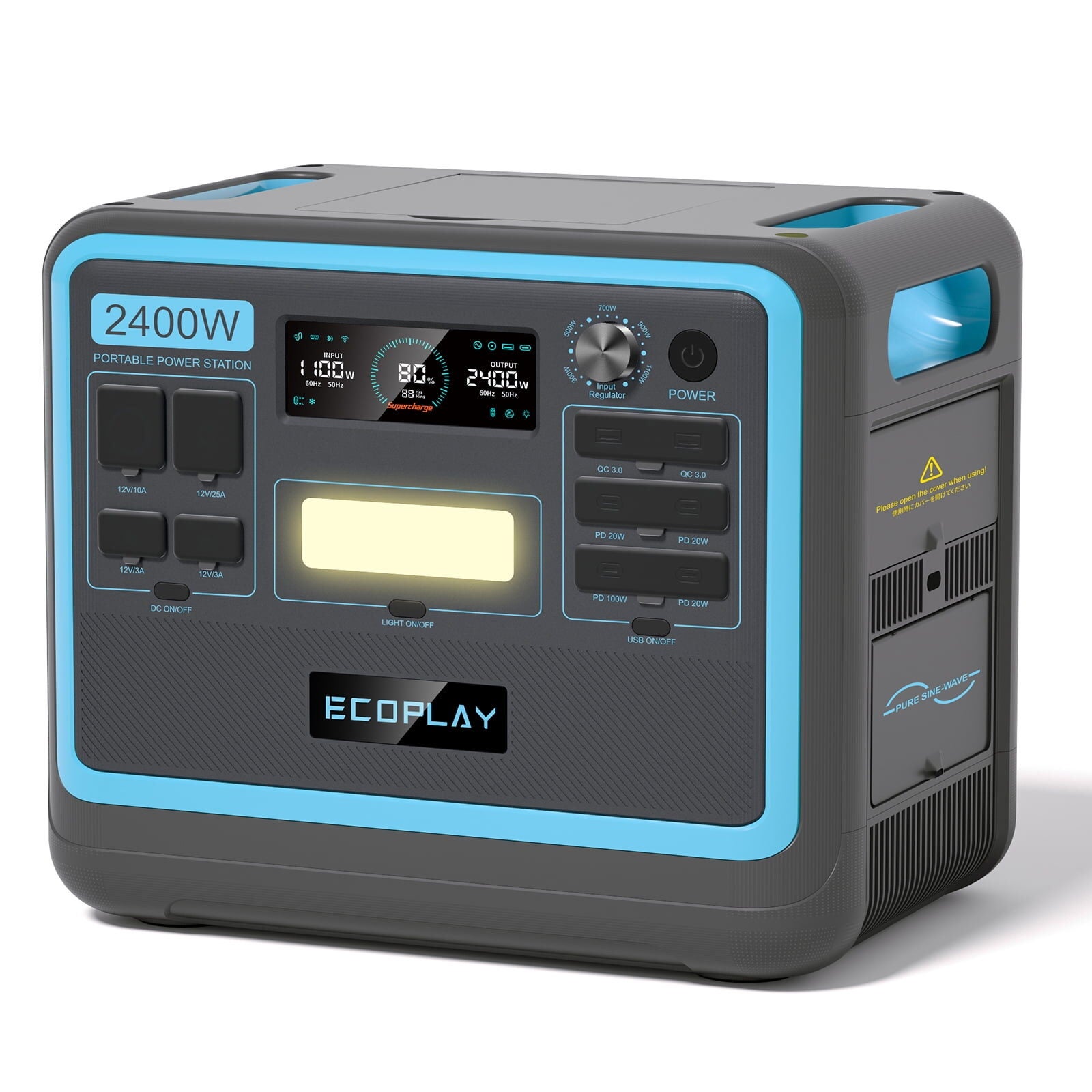 [Walmart] Eco Play SYD2400 Solar Generator (2048Wh) – $719 (Was $999 ...