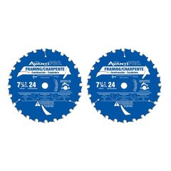Avanti Pro 7 1/4-inch x 24 Tooth Carbide Tipped Framing Circular Saw Blade (2 Pack) - 7.98$ Free shipping